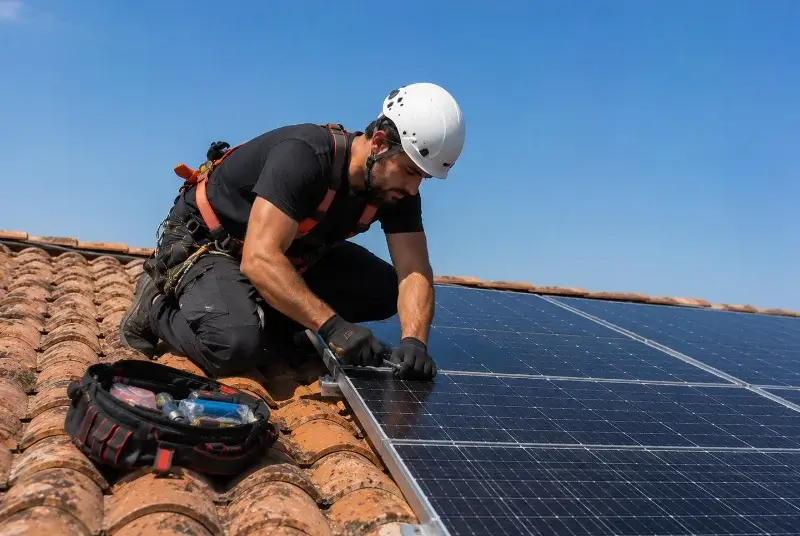 Maintenance et monitoring de panneaux solaires à Saint-Aunès