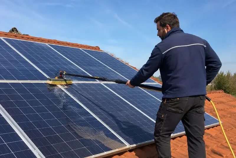 Nettoyage et entretien de panneaux solaires à Saint-Aunès